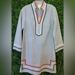 Sail to Sable-Navy White Striped Tunic - tags are no longer on!